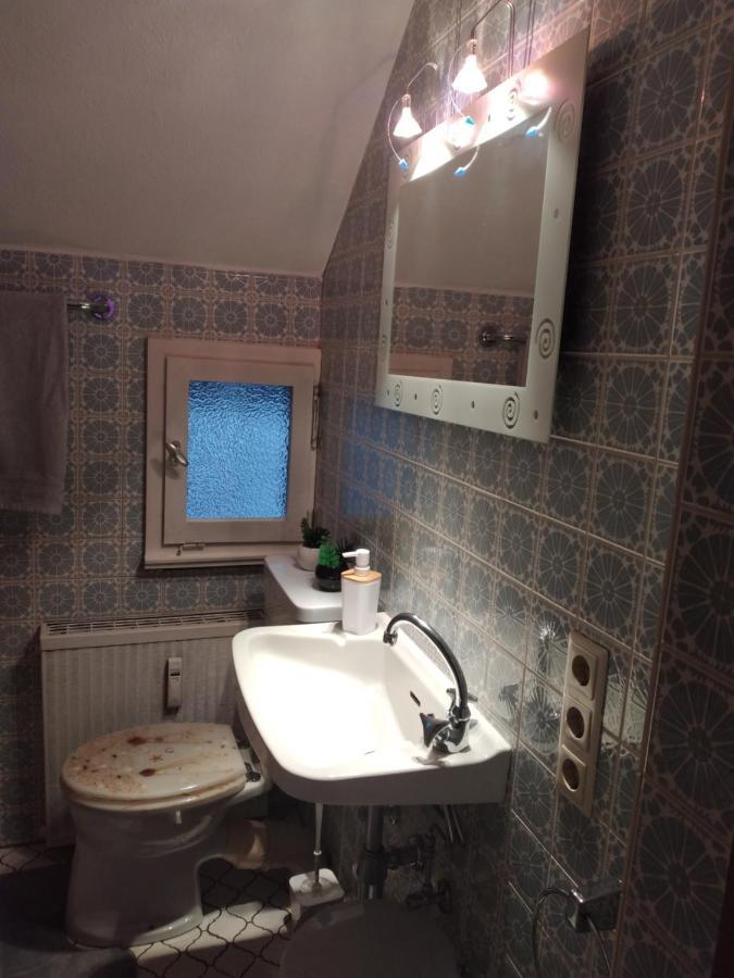 Ferienwohnung "Kunterbunt" Mit Burgblick Und Dachterrasse Моншау Екстериор снимка