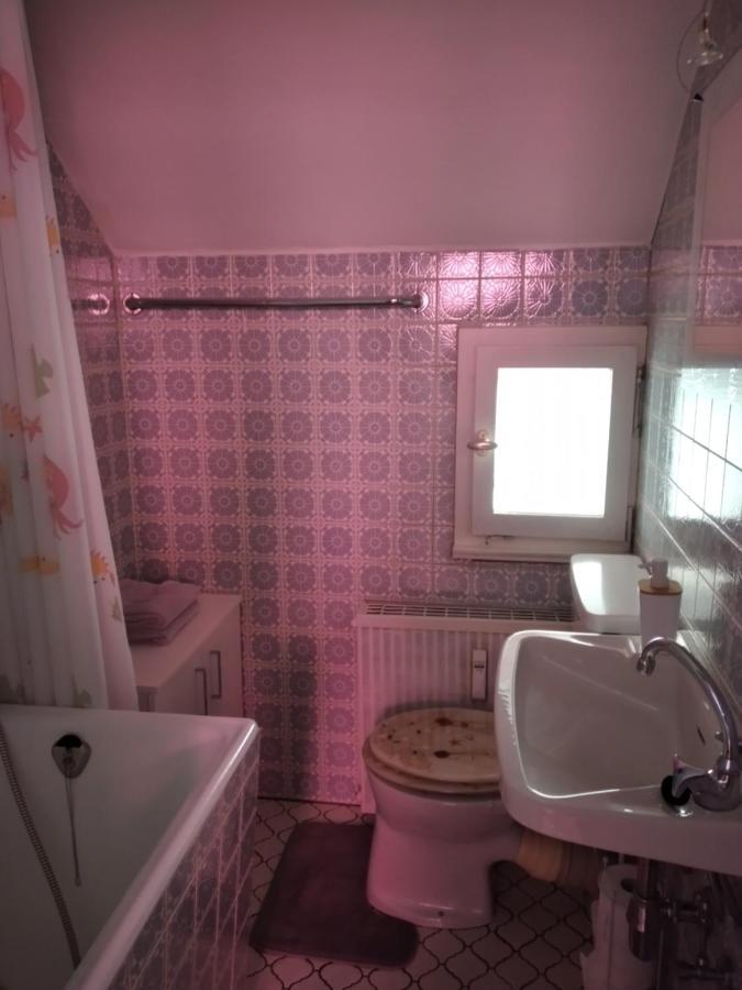 Ferienwohnung "Kunterbunt" Mit Burgblick Und Dachterrasse Моншау Екстериор снимка